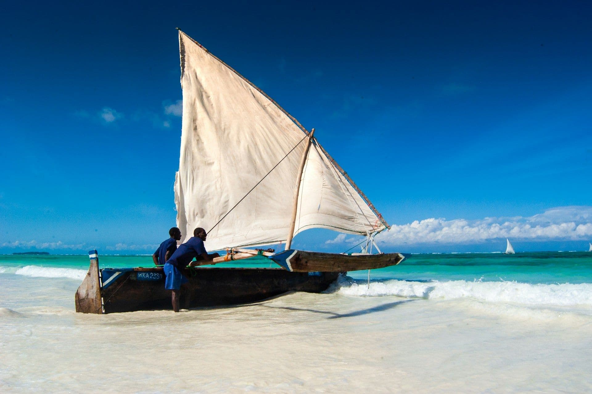 Canoe in Zanzibar